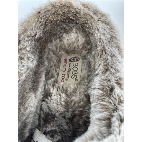 Skechers BOBS Women's Keepsakes Lite Cozy Comfort Clog Slippers Brown Size 8 - Picture 11 of 13